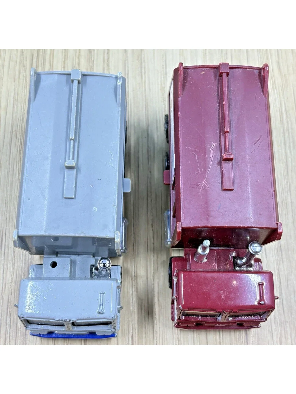 Lot of 2 Road Champs Garbage Trucks Waste Management & USA Waste Services